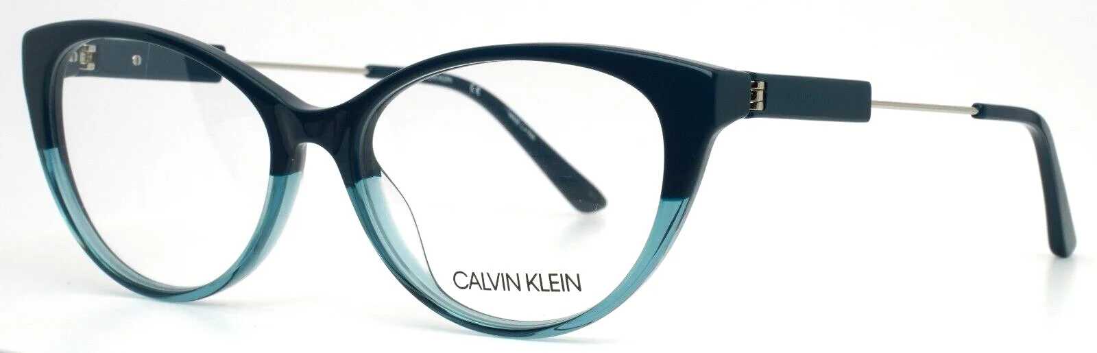 CALVIN KLEIN CK19706 440 Blue Womens Cat Eye Full Rim Eyeglasses 54-16-140 B:40