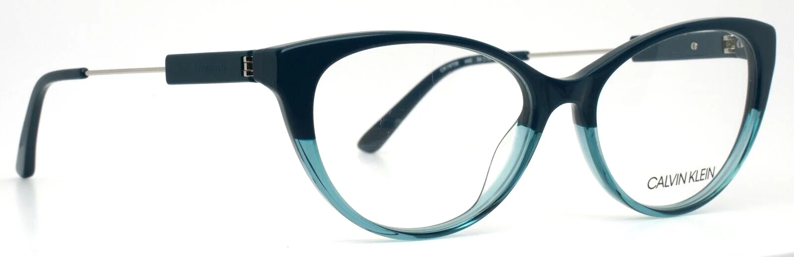 CALVIN KLEIN CK19706 440 Blue Womens Cat Eye Full Rim Eyeglasses 54-16-140 B:40 3