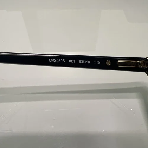 CALVIN KLEIN CK20506 001 Black Womens Cat Eye Full Rim Eyeglasses 53-16-140 B:38 2