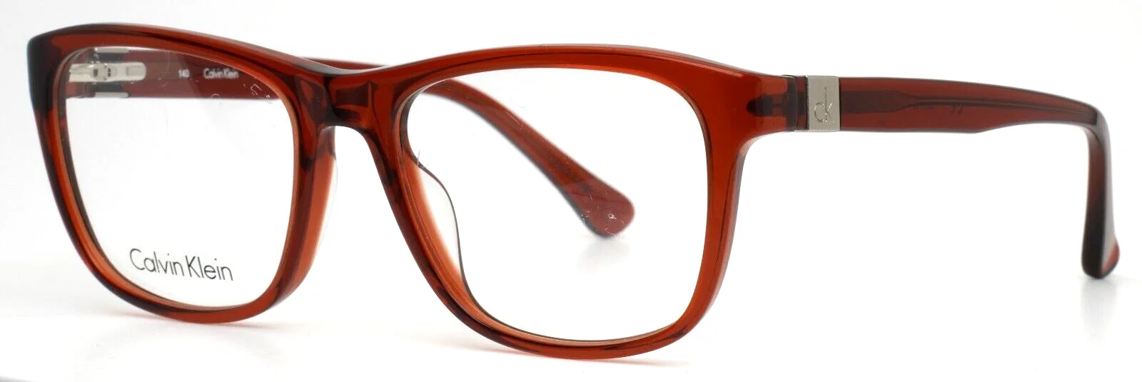 CALVIN KLEIN CK5871 273 Dark Amber Unisex Square Full Rim Eyeglasses 52-18-140