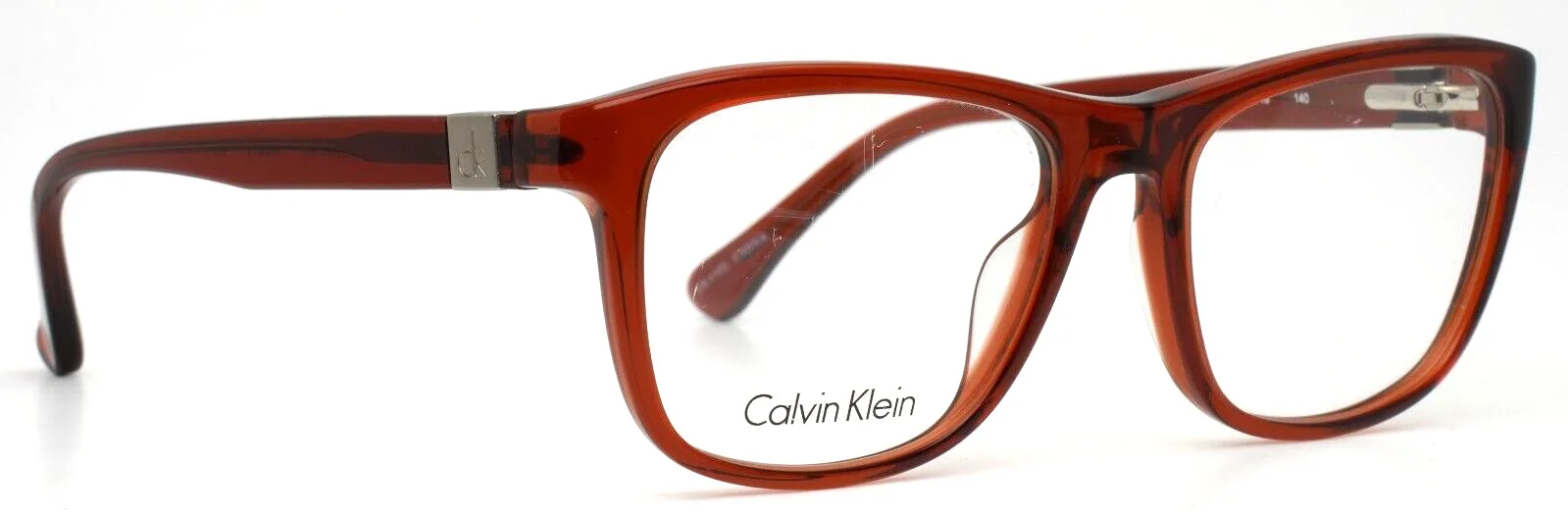 CALVIN KLEIN CK5871 273 Dark Amber Unisex Square Full Rim Eyeglasses 52-18-140 3