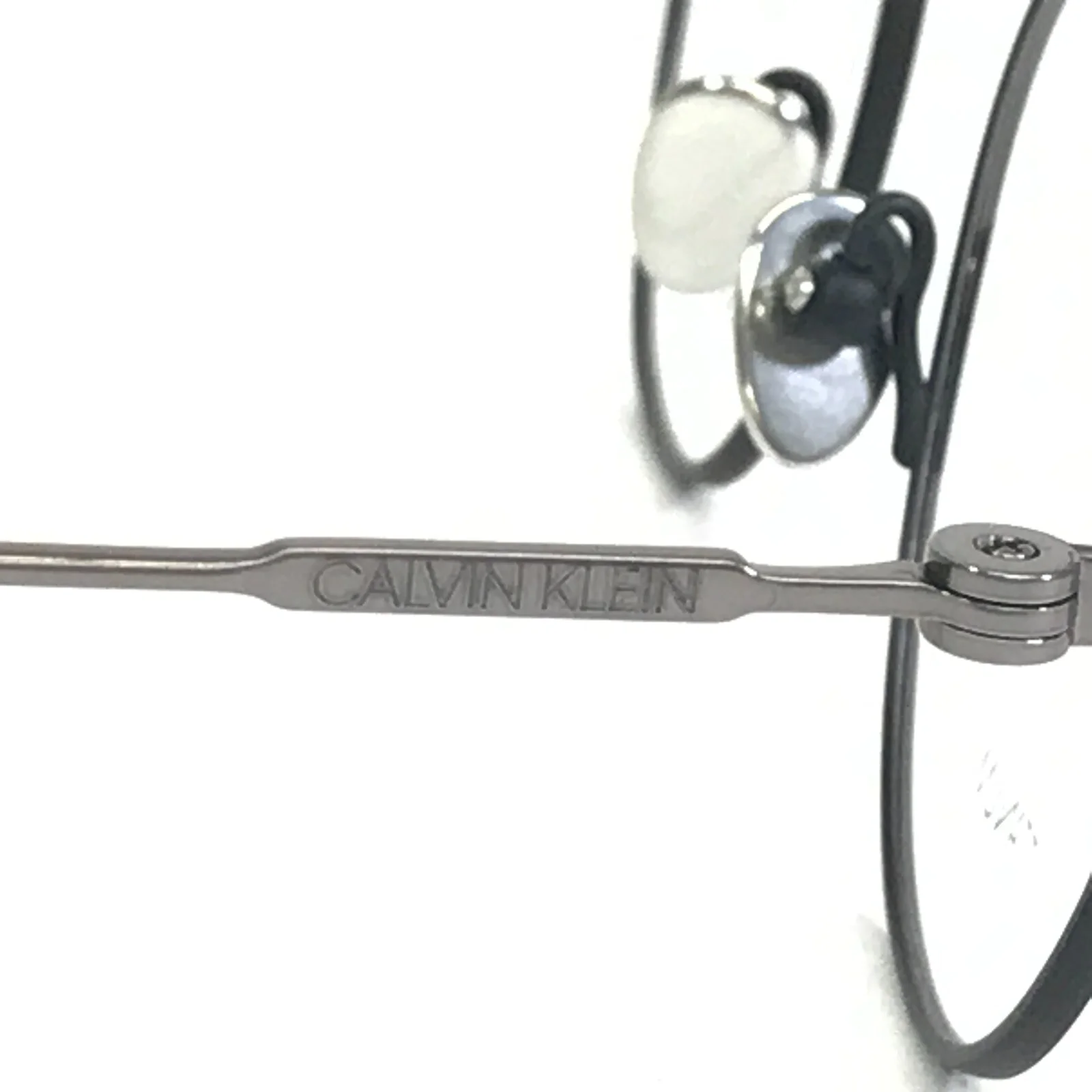 Calvin Klein Eyeglasses Frames CK19151 001 Matte Black Gray Round 50-20-140 4