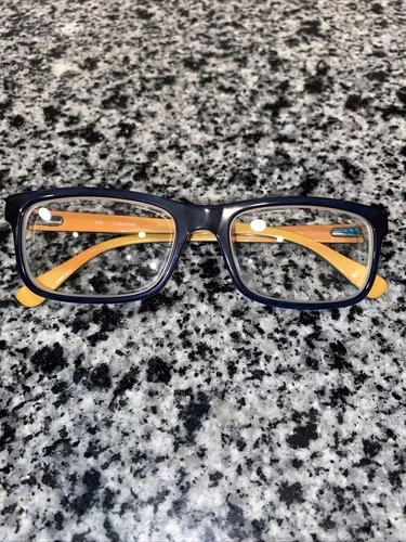 Calvin Klein Eyeglasses Frames, Mens, Green/blue/orange