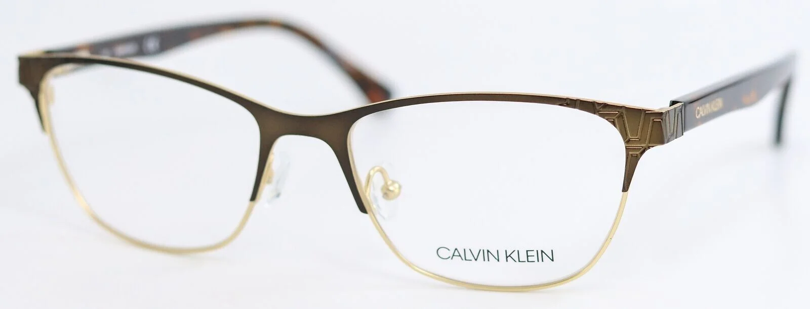 CALVIN KLEIN Platinum CK5413 200 Espresso Cat Eye Womens Eyeglasses 52-17-135
