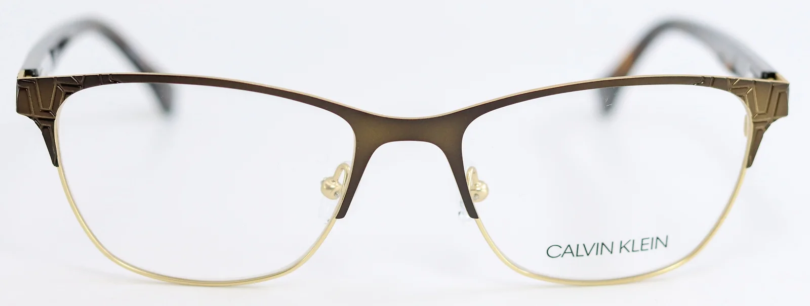 CALVIN KLEIN Platinum CK5413 200 Espresso Cat Eye Womens Eyeglasses 52-17-135 2