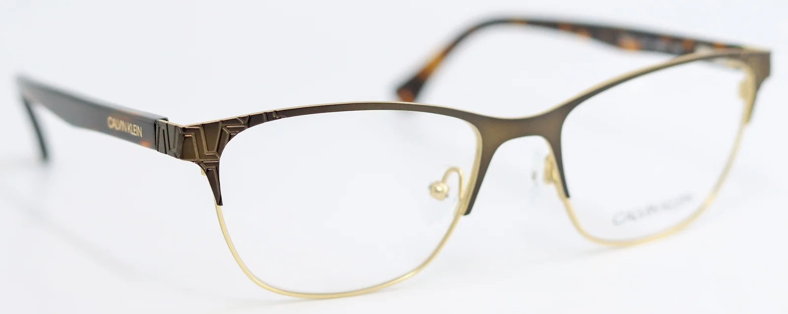 CALVIN KLEIN Platinum CK5413 200 Espresso Cat Eye Womens Eyeglasses 52-17-135 3