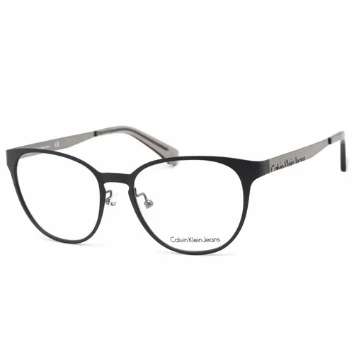 Calvin Klein Unisex Eyeglasses Clear Lens Grey Metal Round Frame CK22100 020