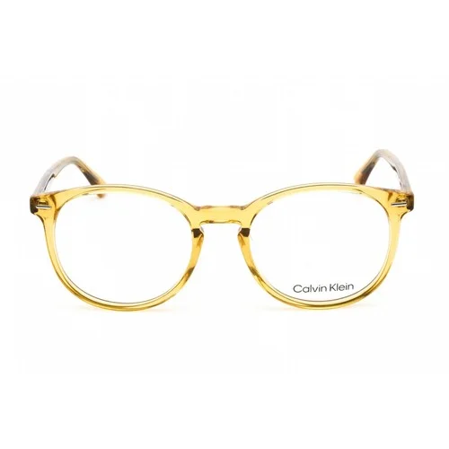 Calvin Klein Unisex Eyeglasses Clear Lens Honey Plastic Round Frame CK22504 260 2
