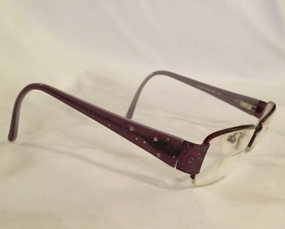 Calypso #3 Silver Dollar 135 Small Fitted behind the ear EyeGlass frames1.100 2