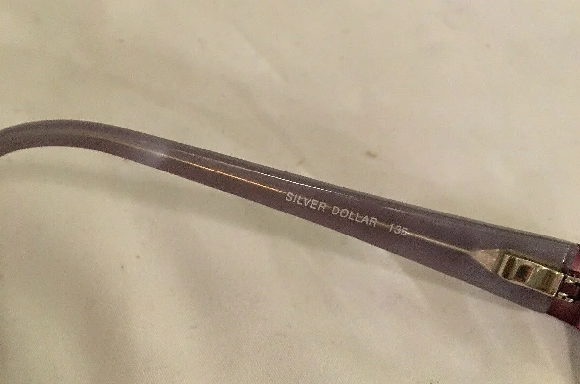 Calypso #3 Silver Dollar 135 Small Fitted behind the ear EyeGlass frames1.100 4