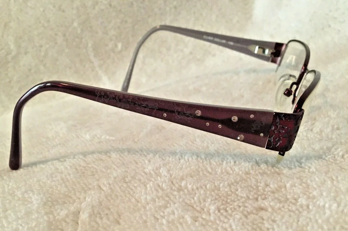 Calypso #3 Silver Dollar Small Fitted behind the ear EyeGlass frames 52 18 135 3