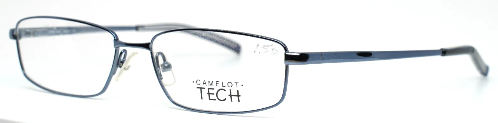 CAMELOT TECH Summit Steel Blue Womens Rectangle Eyeglasses Frames 54-16-140 B:28