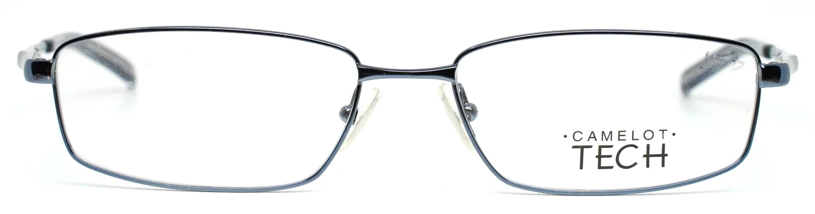 CAMELOT TECH Summit Steel Blue Womens Rectangle Eyeglasses Frames 54-16-140 B:28 2