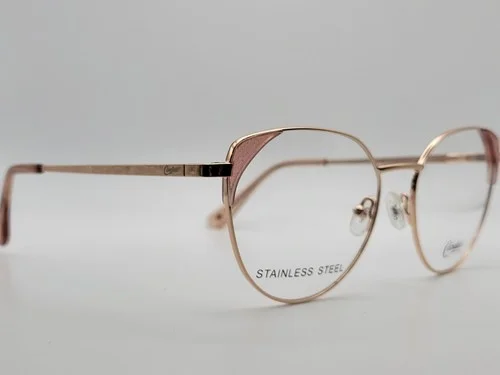 Candies CA 0181 028 Shiny Rose Gold Round Full Rim Eyeglass Frames 52-17-140