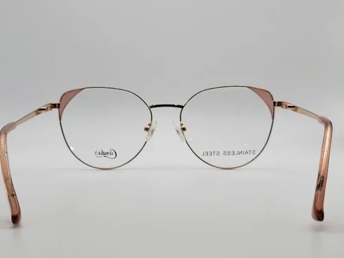Candies CA 0181 028 Shiny Rose Gold Round Full Rim Eyeglass Frames 52-17-140 4