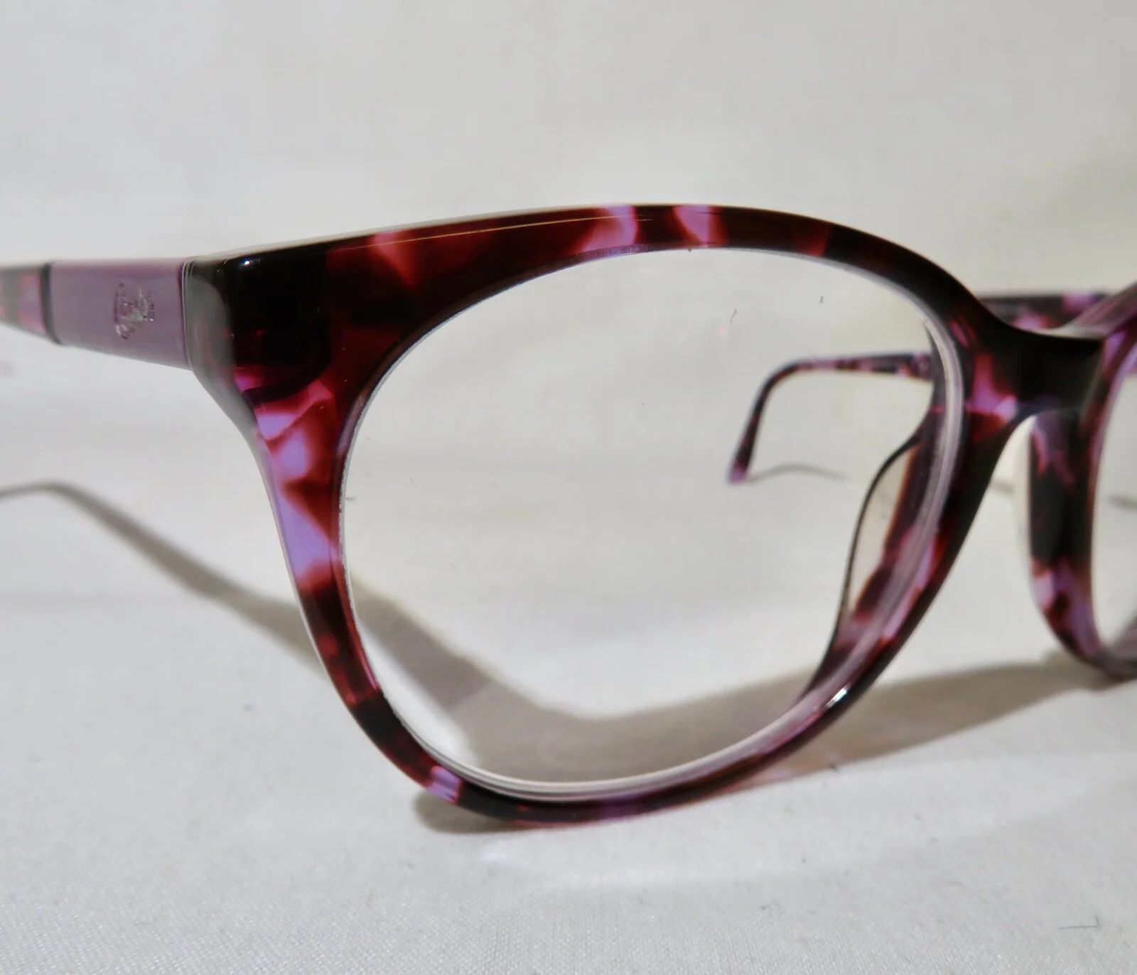 Candies CA0138 Eyeglass frames 50-18-140, Purple Tortoise plastic eyewear 3