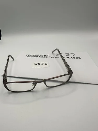 CANDIES Eyeglass Frames C OMEGA BRN 50 16 135 Full Rim Square Brown