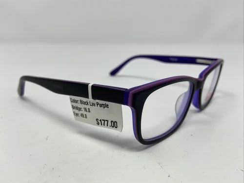 Candy Shoppe Fudge C03 49-16-140 Black/Purple Full Rim Eyeglasses Frame GQ31 3