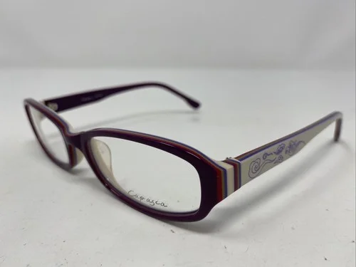 Capasca Eyewear 3001 Col.4 52-17-135 Purple/Red Full Rim Eyeglasses Frame NH38 2