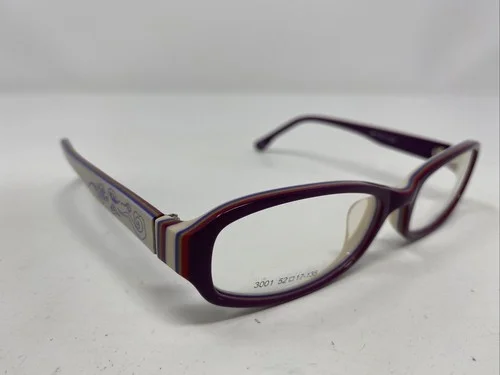 Capasca Eyewear 3001 Col.4 52-17-135 Purple/Red Full Rim Eyeglasses Frame NH38 3