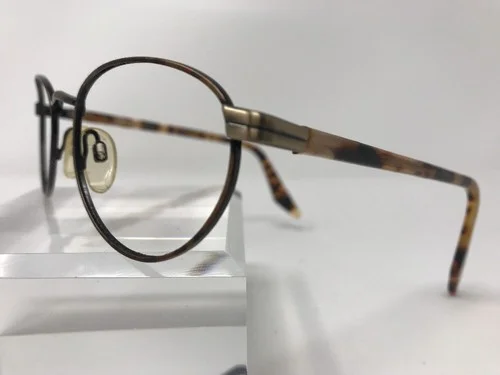 CAPEZIO EYEGLASSES 51-19-135 SILVER BROWN TORTOISE 6484 1