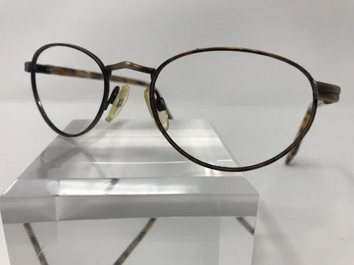 CAPEZIO EYEGLASSES 51-19-135 SILVER BROWN TORTOISE 6484 2