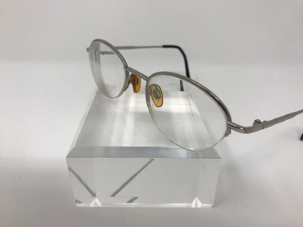Capezio Marlo Eyeglasses 48-19-135 Silver Half Rim Frames IA60 4