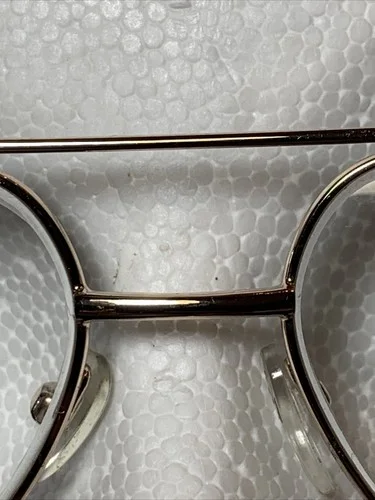 CAPRI Eyeglasses Frame PT45 55-17-140 Gold Full Rim Frame Width 5.5” For Frames 2