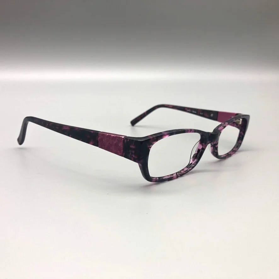 Caravelle By Bulova Eyeglass Frames Ely purple tortoise 52/16/135