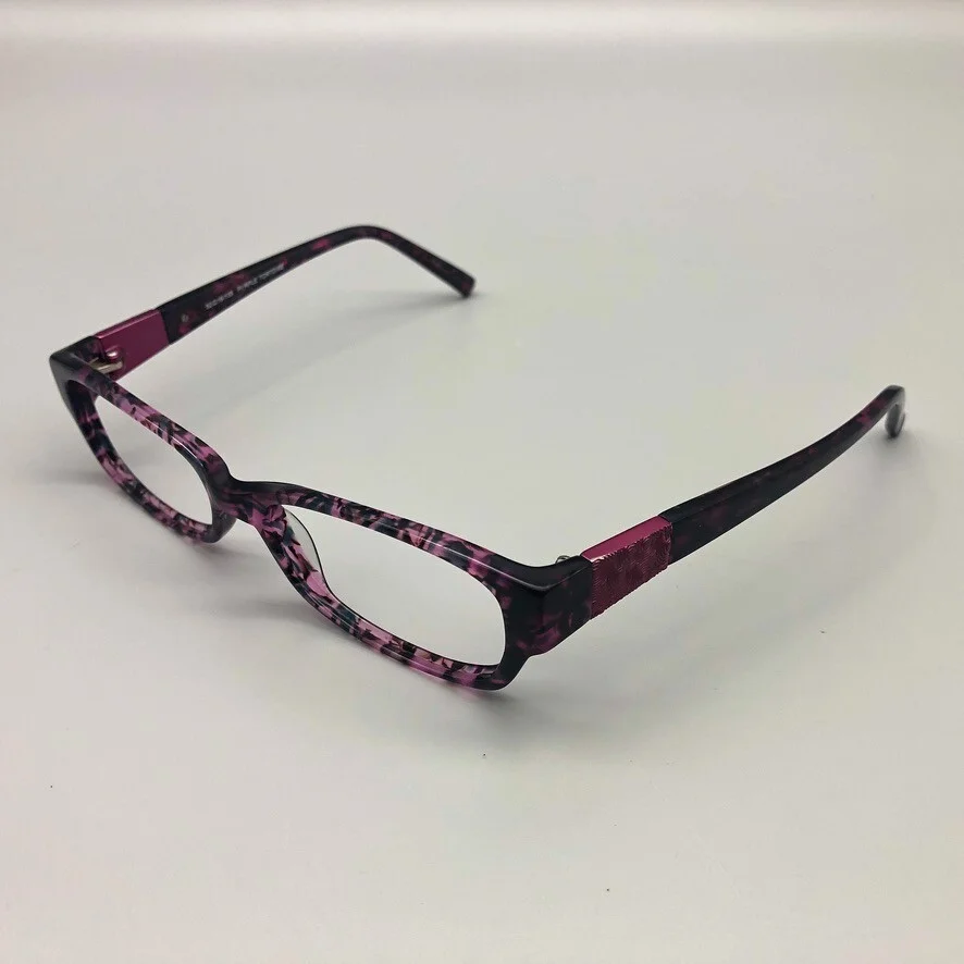 Caravelle By Bulova Eyeglass Frames Ely purple tortoise 52/16/135 4