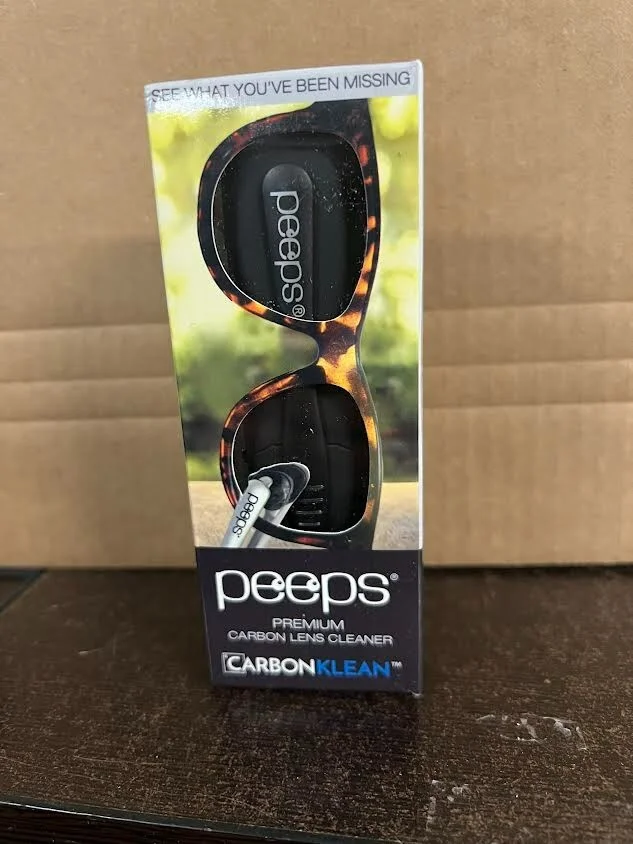 CarbonKlean Peeps Eyeglass Lens Cleaner - Efficient and Durable Carbon 500 Uses