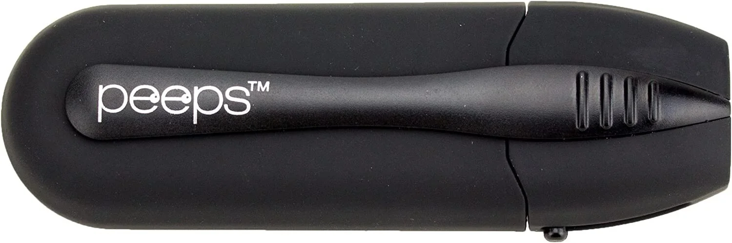 CarbonKlean Peeps Eyeglass Premium Lens Cleaner Black for clean lenses glasses