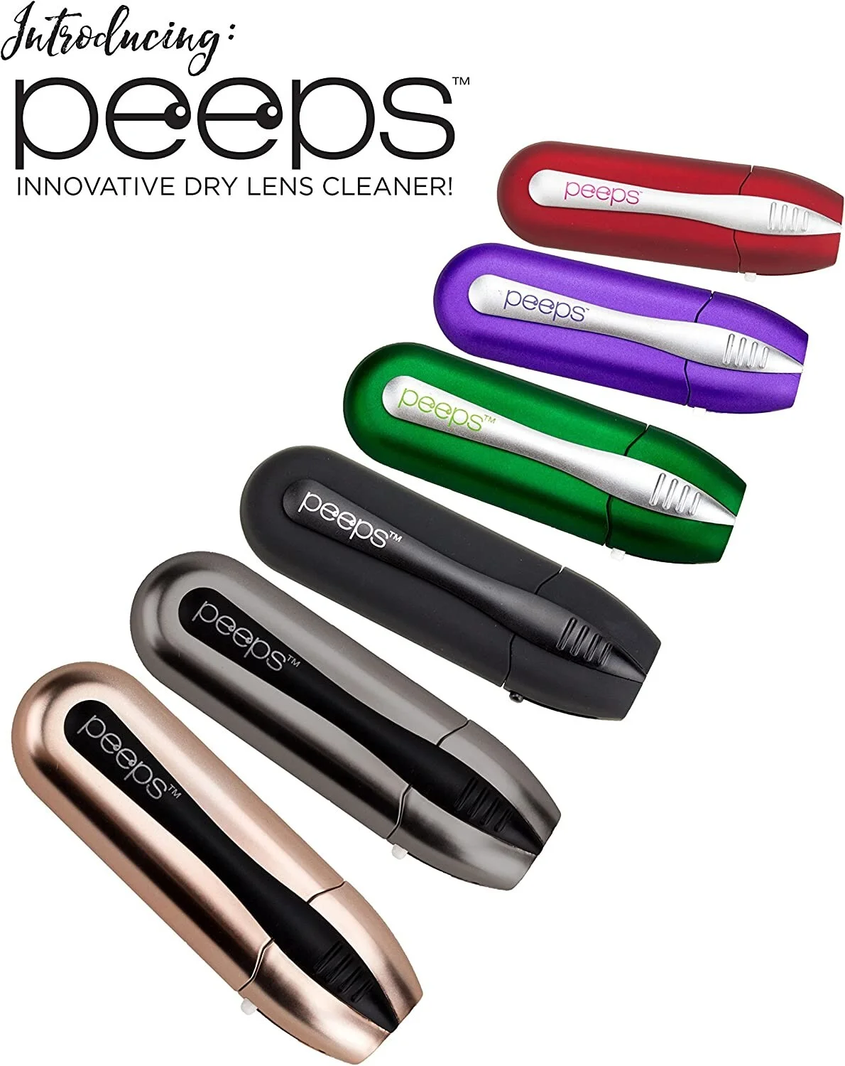 CarbonKlean Peeps Eyeglass Premium Lens Cleaner Black for clean lenses glasses 4