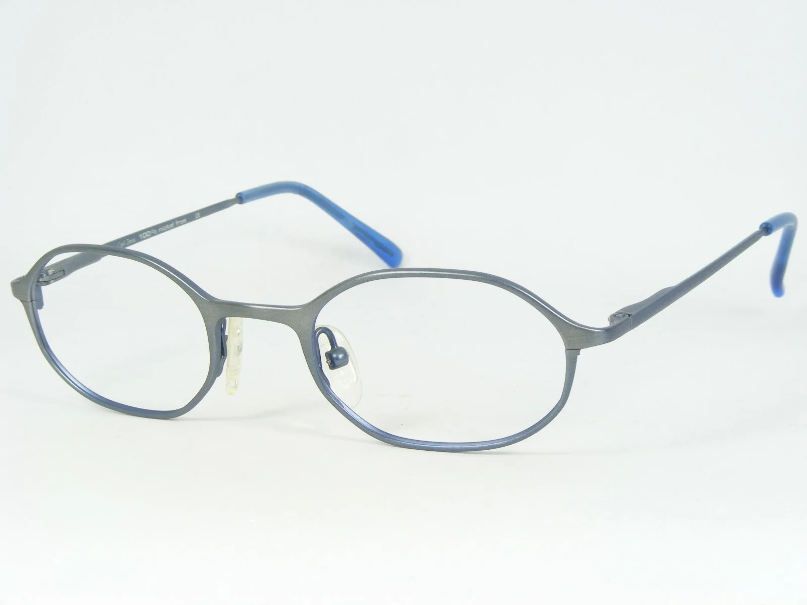 CARL ZEISS 1324 4200 LIGHT OLIVE BLUE EYEGLASSES FRAME ZEIZZ 40-21-130mm (NOTES)