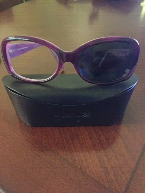Carl Zeiss Pure Sunglasses Frames and Case Purple Mod Z003
