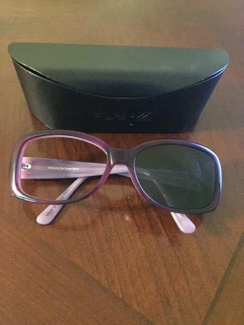 Carl Zeiss Pure Sunglasses Frames and Case Purple Mod Z003 2