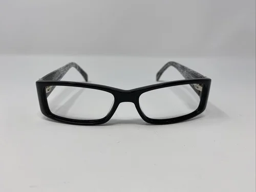 Carlo Bellini Eyeglasses Frame Italy 7333 10 52-17-135 Black/Buffalo Horn HH06