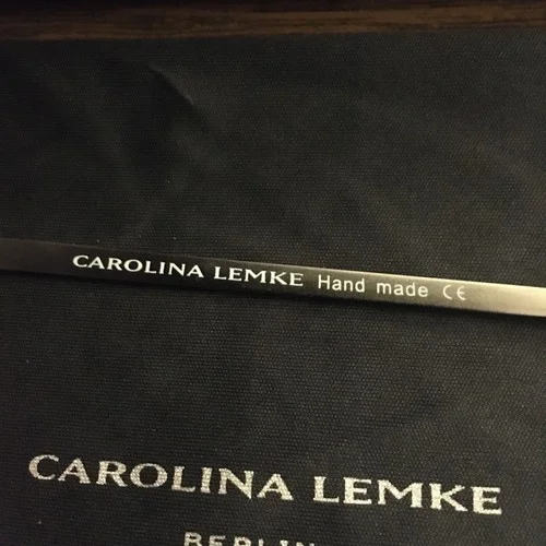 Carolina Lemke Glasses Frames Berlin CL5070-1 49[]17 140 Hand Made Black Silver 4