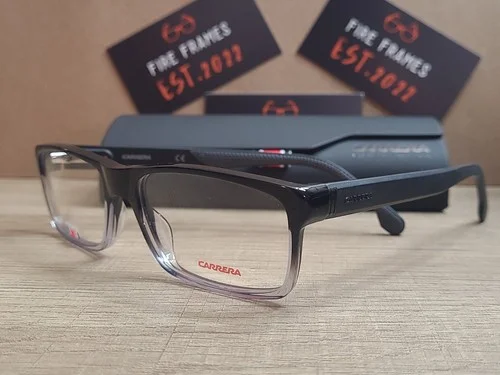Carrera 8852 08A Black & Gray Two Tone Eyeglasses Frames 55-17-145 CARRERA