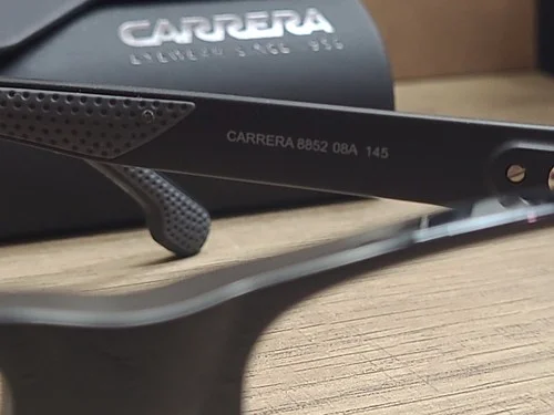 Carrera 8852 08A Black & Gray Two Tone Eyeglasses Frames 55-17-145 CARRERA 3