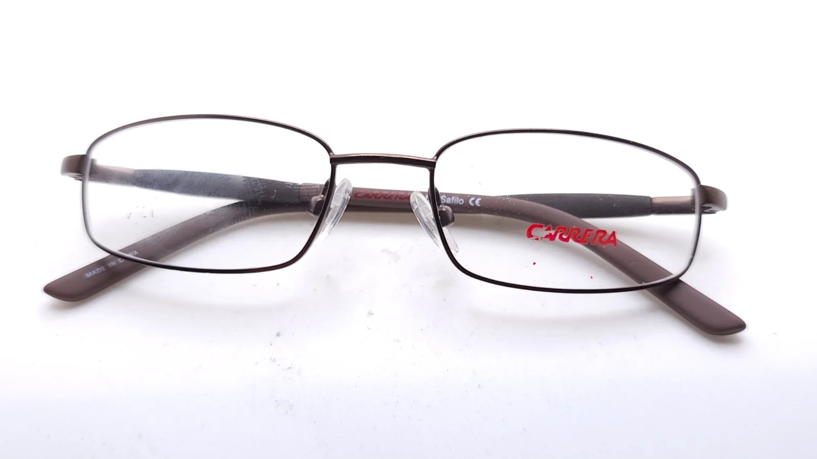 Carrera CA7516 01E8 Youth Kids Brown Boys Metal Eyeglasses Frames 45-16 125 New 2