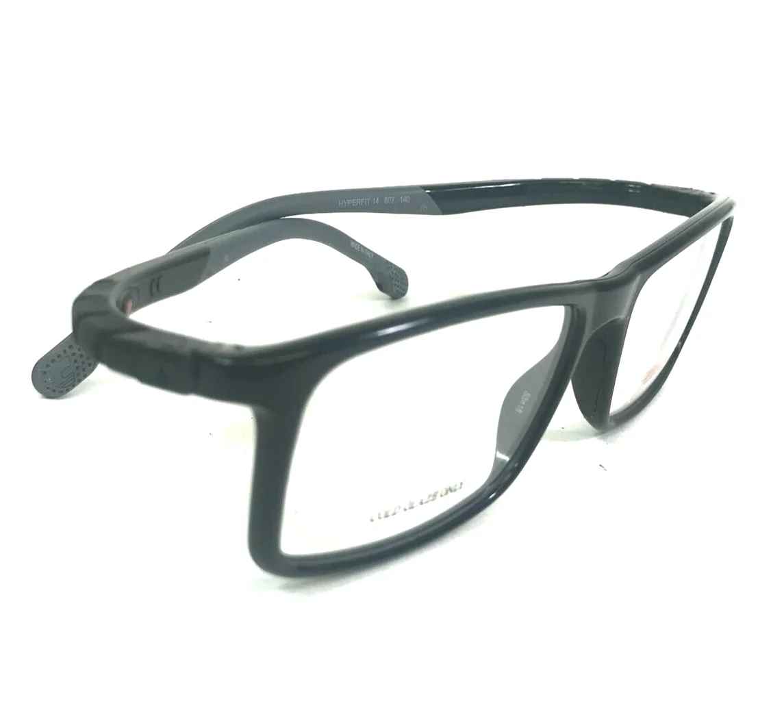 Carrera Eyeglasses Frames HYPERFIT 14 807 Polished Black Hingeless 53-16-140 2
