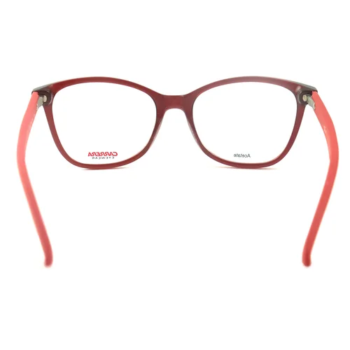 Carrera Womens Eyeglasses RR 5501 0BDA Burgundy/Red Frames 52 17 140 Square 4