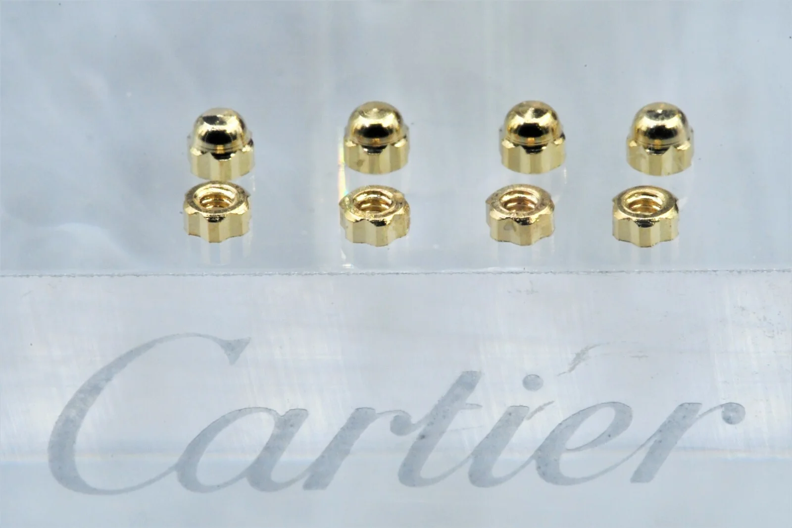 Cartier C decor rimless Nuts/Caps Sunglasses vintage eyeglasses lunettes