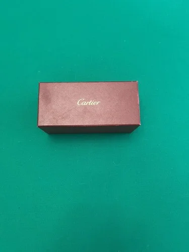 Cartier Eyeglasses Men, Brown,Wood Frames,18k 2