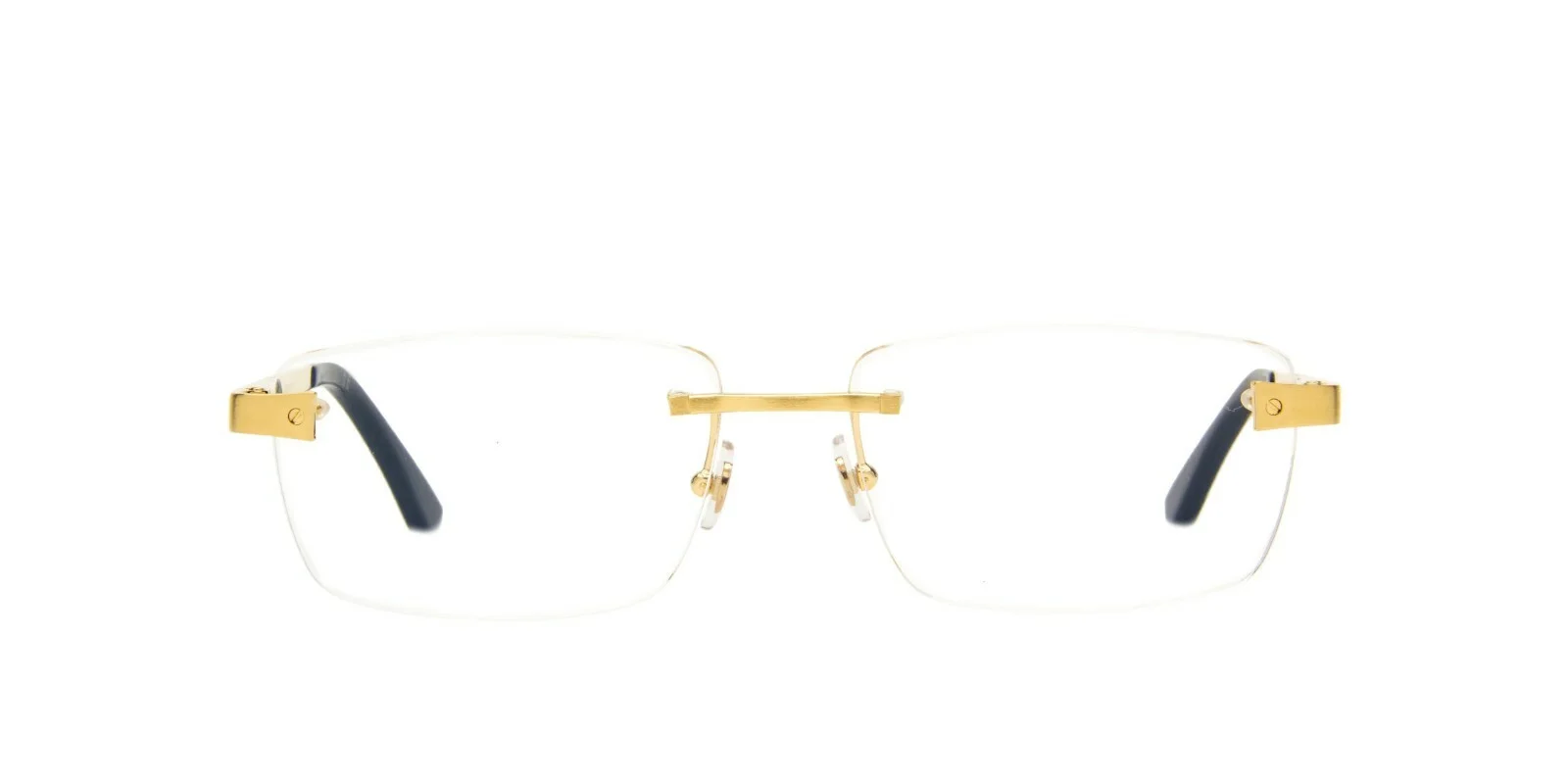 Cartier Gold CT CT0201O 001 Eyeglasses France 57mm Authentic New Frames 2