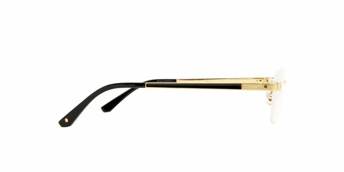 Cartier Gold CT CT0201O 001 Eyeglasses France 57mm Authentic New Frames 4
