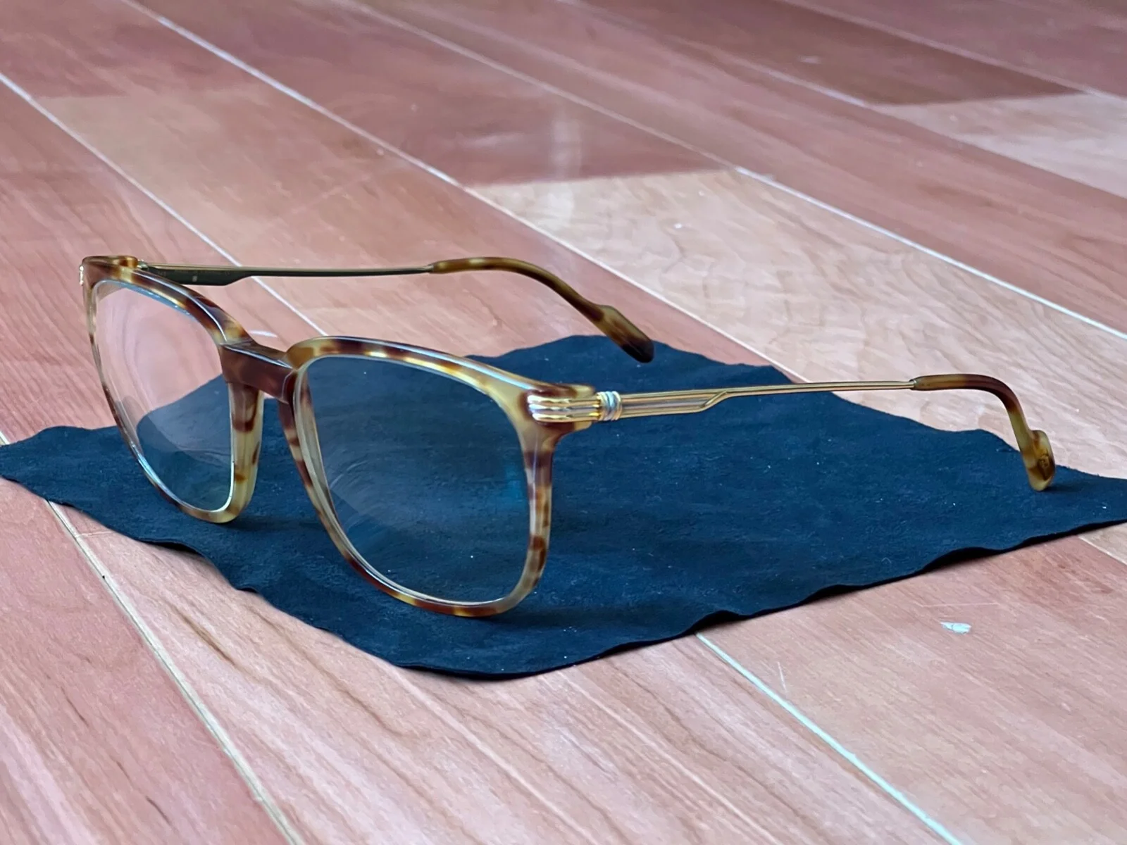 Cartier Jaspe Blond Eyeglasses/Glasses - Gold/Tortoise - T8200158 - Vintage! 3