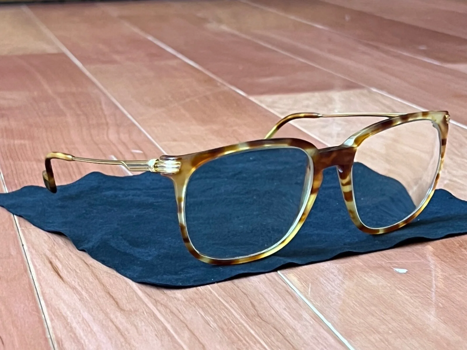 Cartier Jaspe Blond Eyeglasses/Glasses - Gold/Tortoise - T8200158 - Vintage! 4