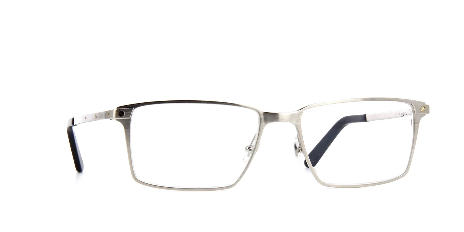 Cartier Silver CT CT0202O 003 Santos Eyeglasses France 56mm Authentic New 4